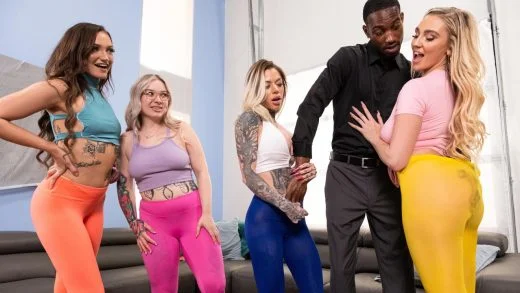 BrazzersExxtra – Kendra Sunderland And Chantal Danielle – Tight Leggings, Tighter Pussy