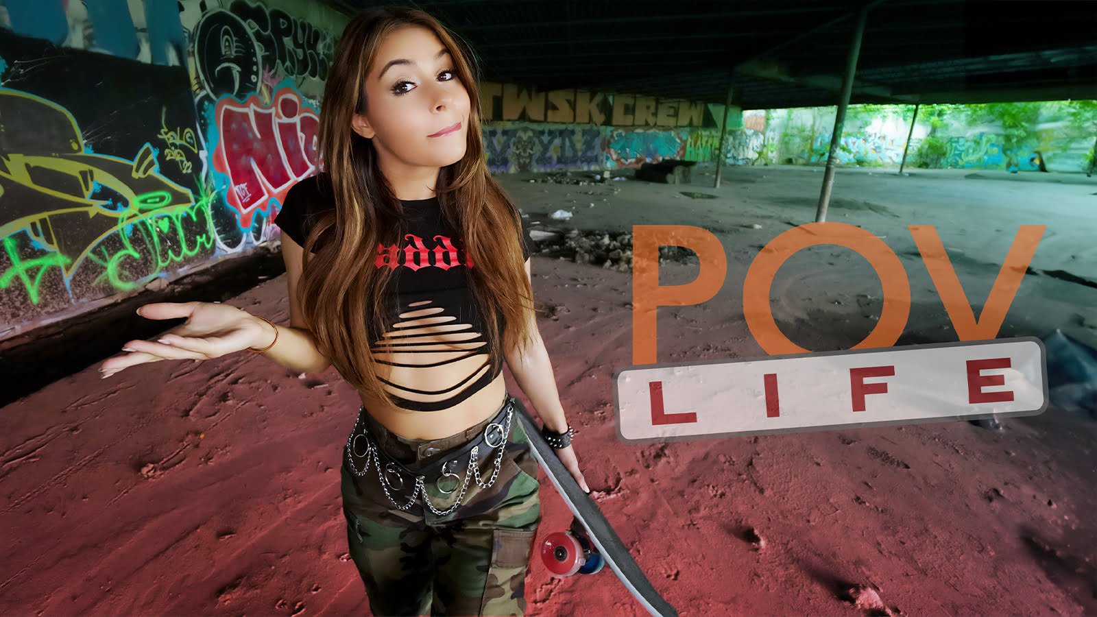 POVLife &#8211; Nicole Aria &#8211; The Hot Skater Girl, PervTube.net